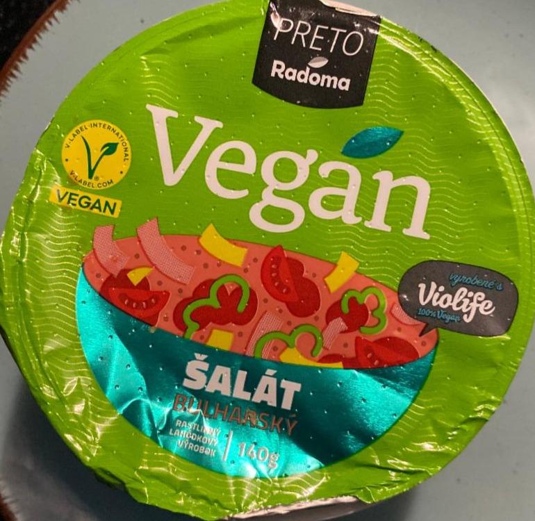 Fotografie - Šalát Bulharský Vegan Preto