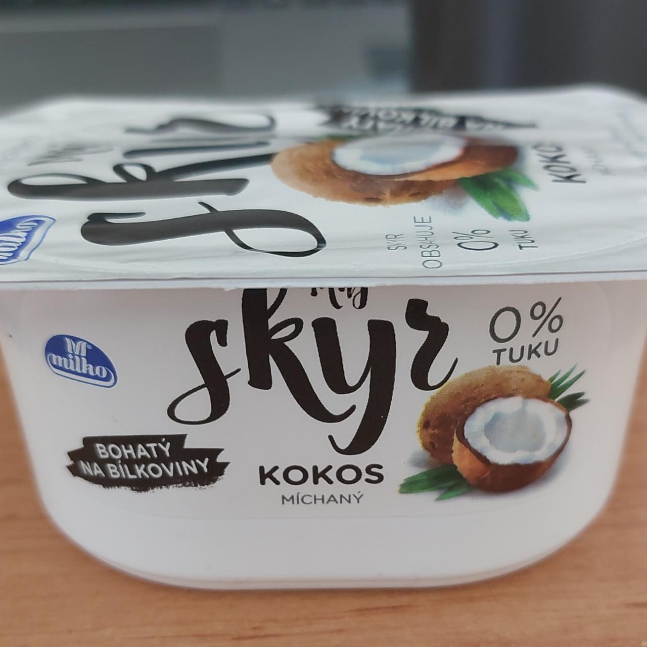 Fotografie - Můj Skyr kokos 0% tuku Milko