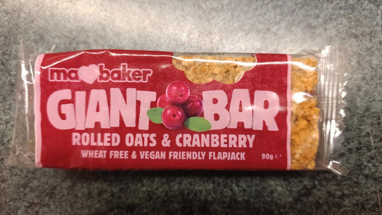 Fotografie - Ma Baker Giant Bar Cranberry