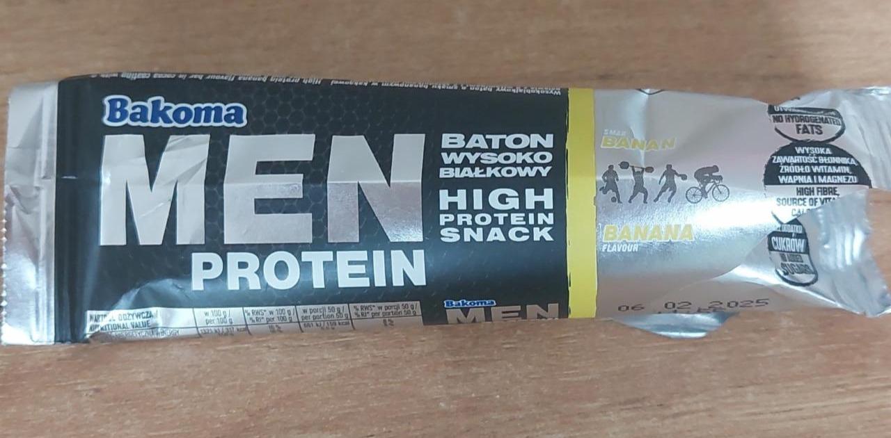 Fotografie - Men Protein Snack Banana Bakoma