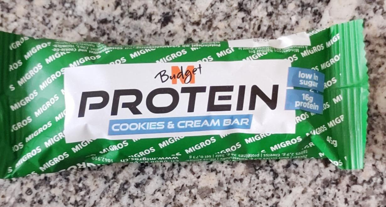 Fotografie - Protein Cookies & Cream Bar M Budget