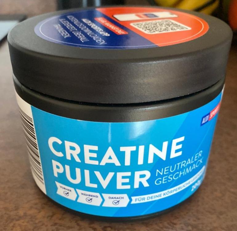 Fotografie - Creatine Pulver Neutraler geschmack Aldi Sports