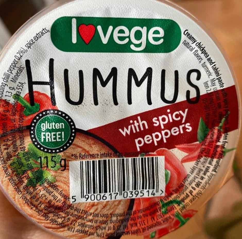 Fotografie - Hummus z papryką na ostro I love Hummus