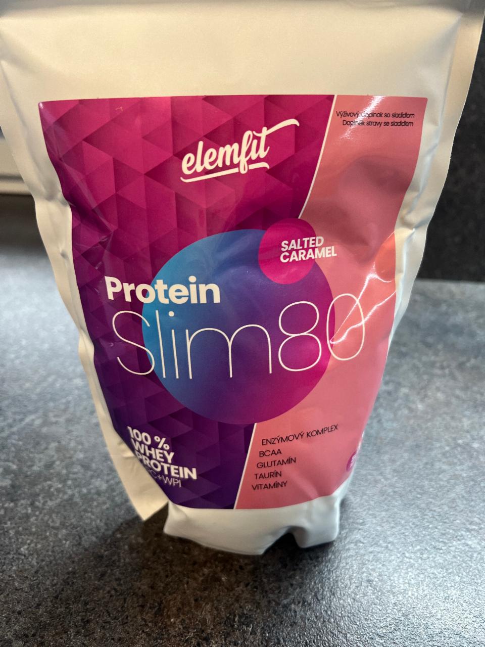 Fotografie - Protein Slim80 Salted Caramel Elemfit