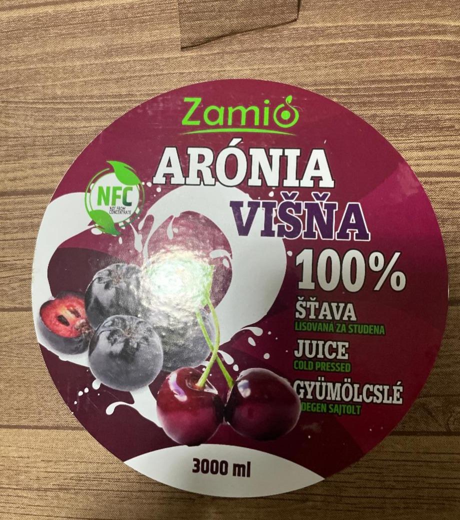 Fotografie - Arónia Višňa 100% šťava Zamio