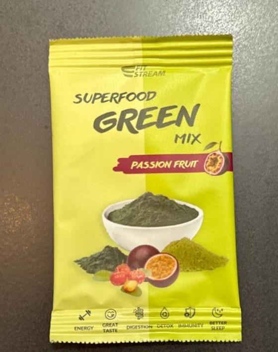 Fotografie - Superfood Green Mix Passion Fruit Fit Stream