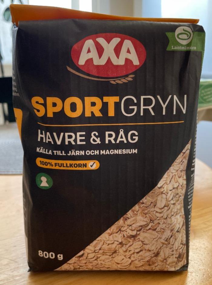 Fotografie - Sportgryn Havre & Råg Axa