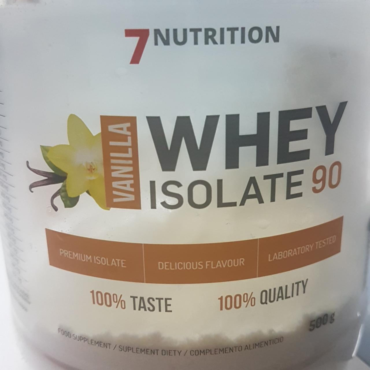 Fotografie - Whey Isolate 90 Vanilla 7Nutrition