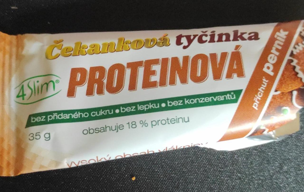 Fotografie - Čekanková tyčinka proteinová příchuť perník 4Slim