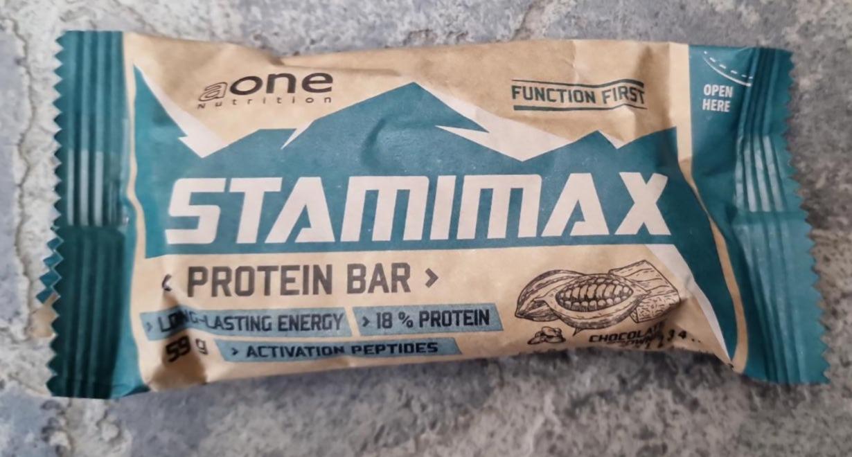 Fotografie - Stamimax protein bar chocolate brownie Aone