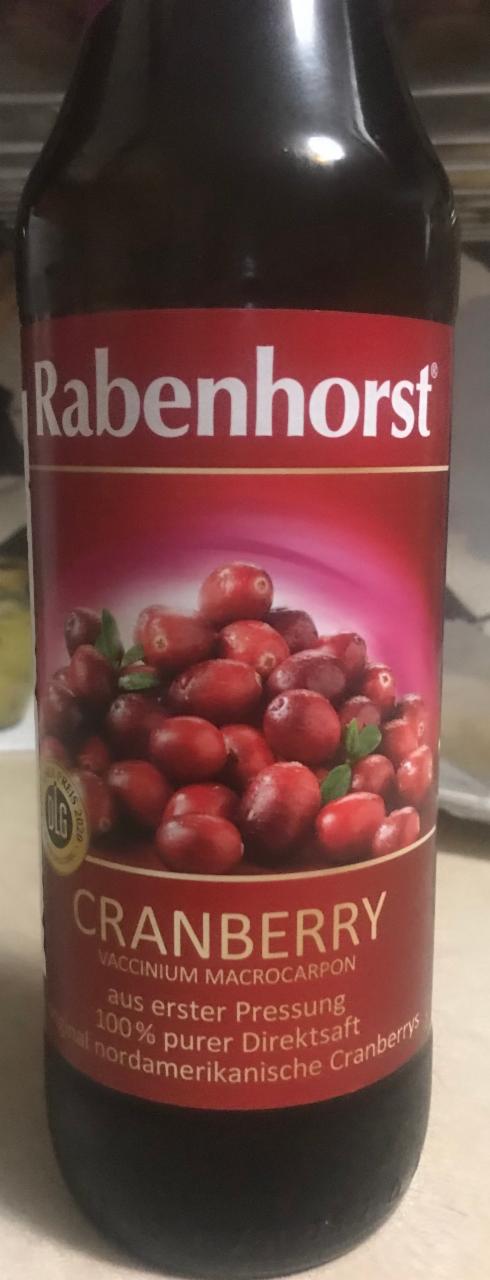 Fotografie - Cranberry 100% purer bio-direktsaft Rabenhorst