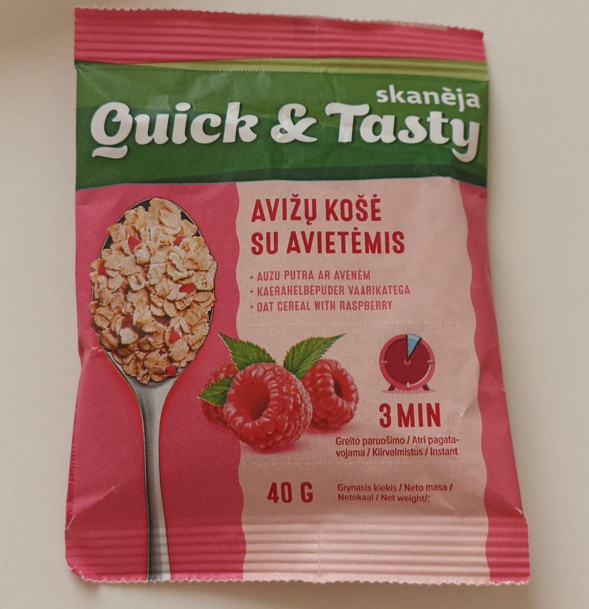 Fotografie - Quick & Tasty Oat cereal with Raspberry skanéja