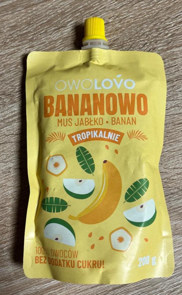 Fotografie - Bananowo Mus jabłko-banan Owolovo