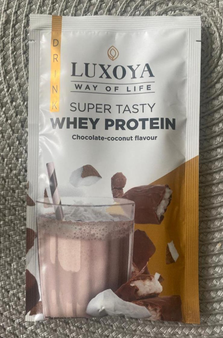 Fotografie - Super Tasty Whey Protein Chocolate-coconut flavour Luxoya