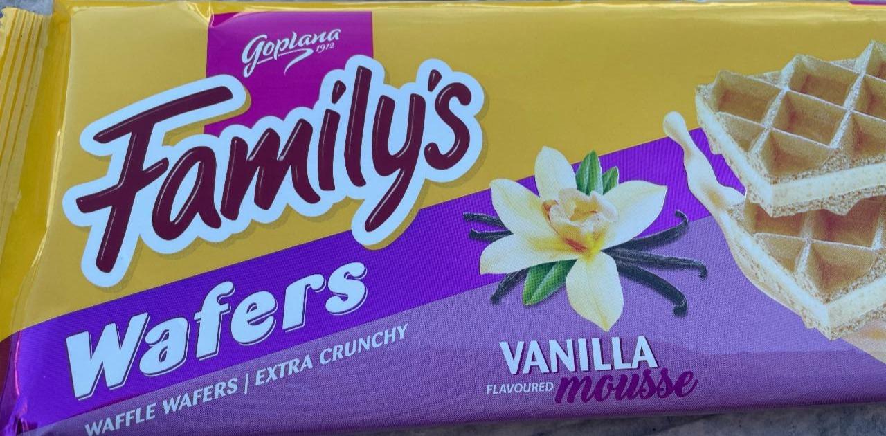 Fotografie - Familys wafers vanilla Goplana