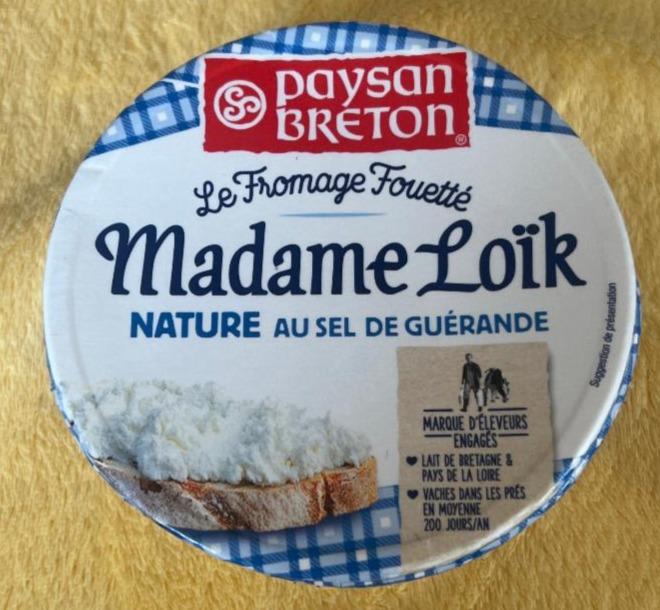 Fotografie - Le fromage fouetté madame loïk nature au sel de guérande Paysan Breton