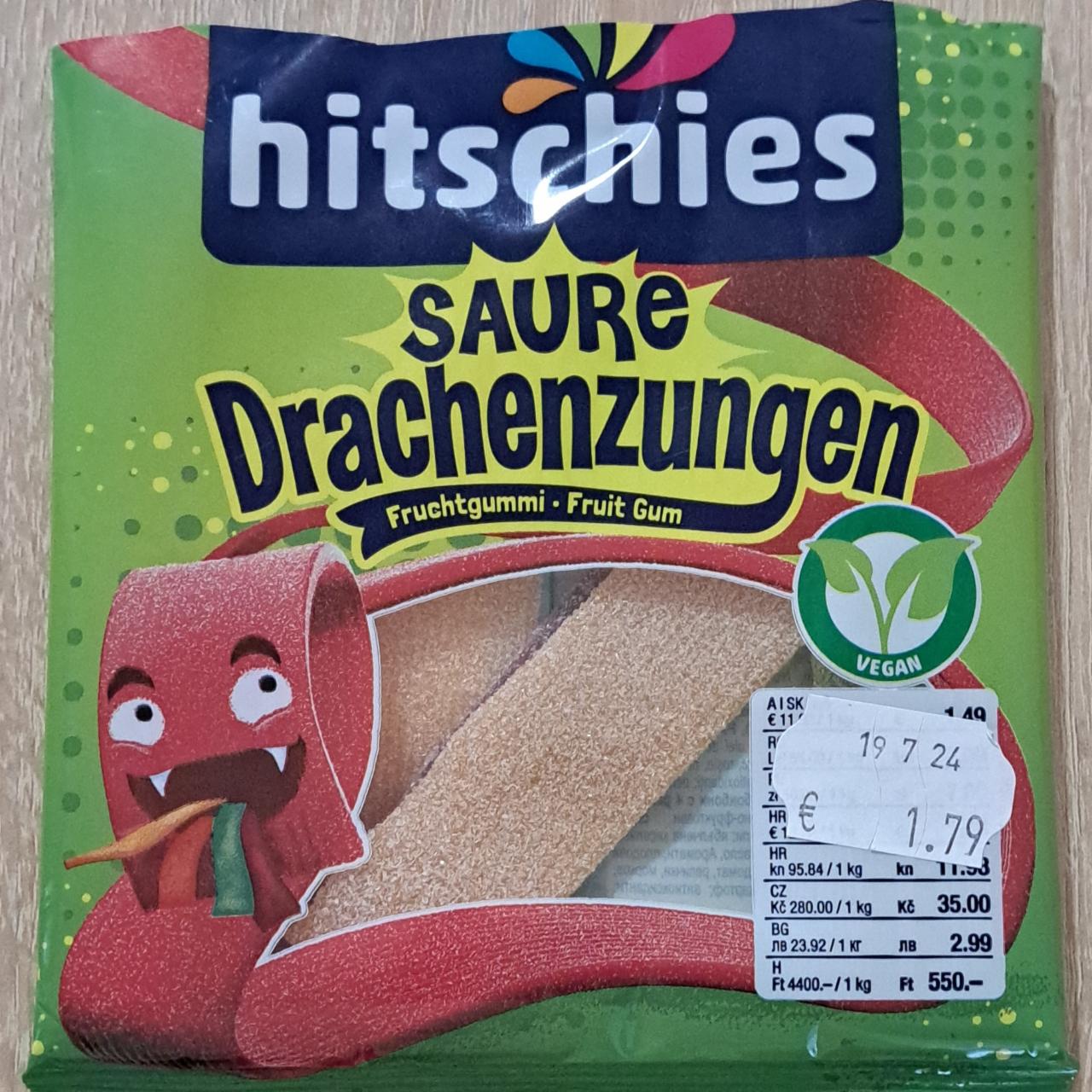 Fotografie - Saure Drachenzungen hitschies