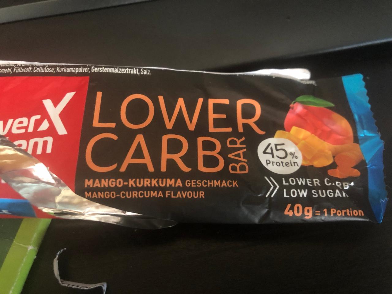 Fotografie - Lower Carb Protein, 45% Mango Kurkuma Power System