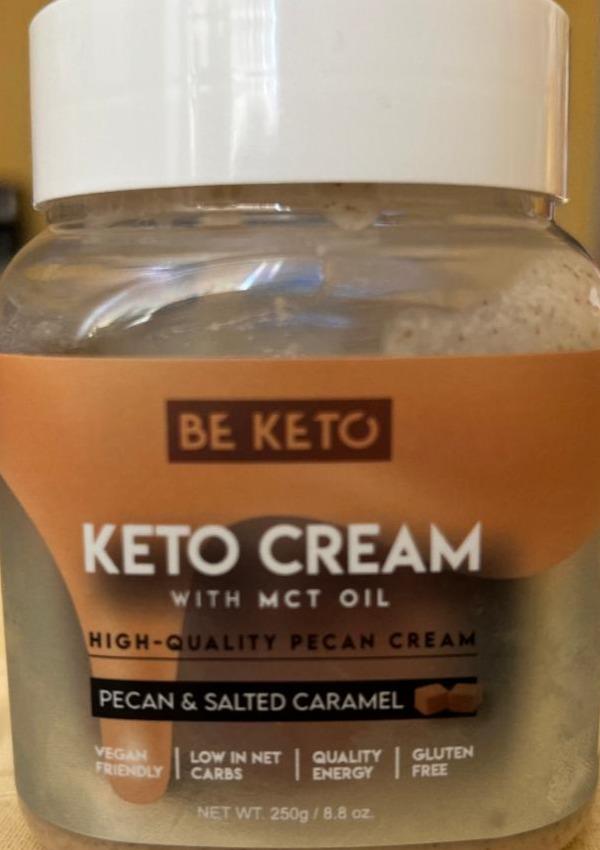 Fotografie - Keto cream with MCT oil pecan & salted caramel Be keto