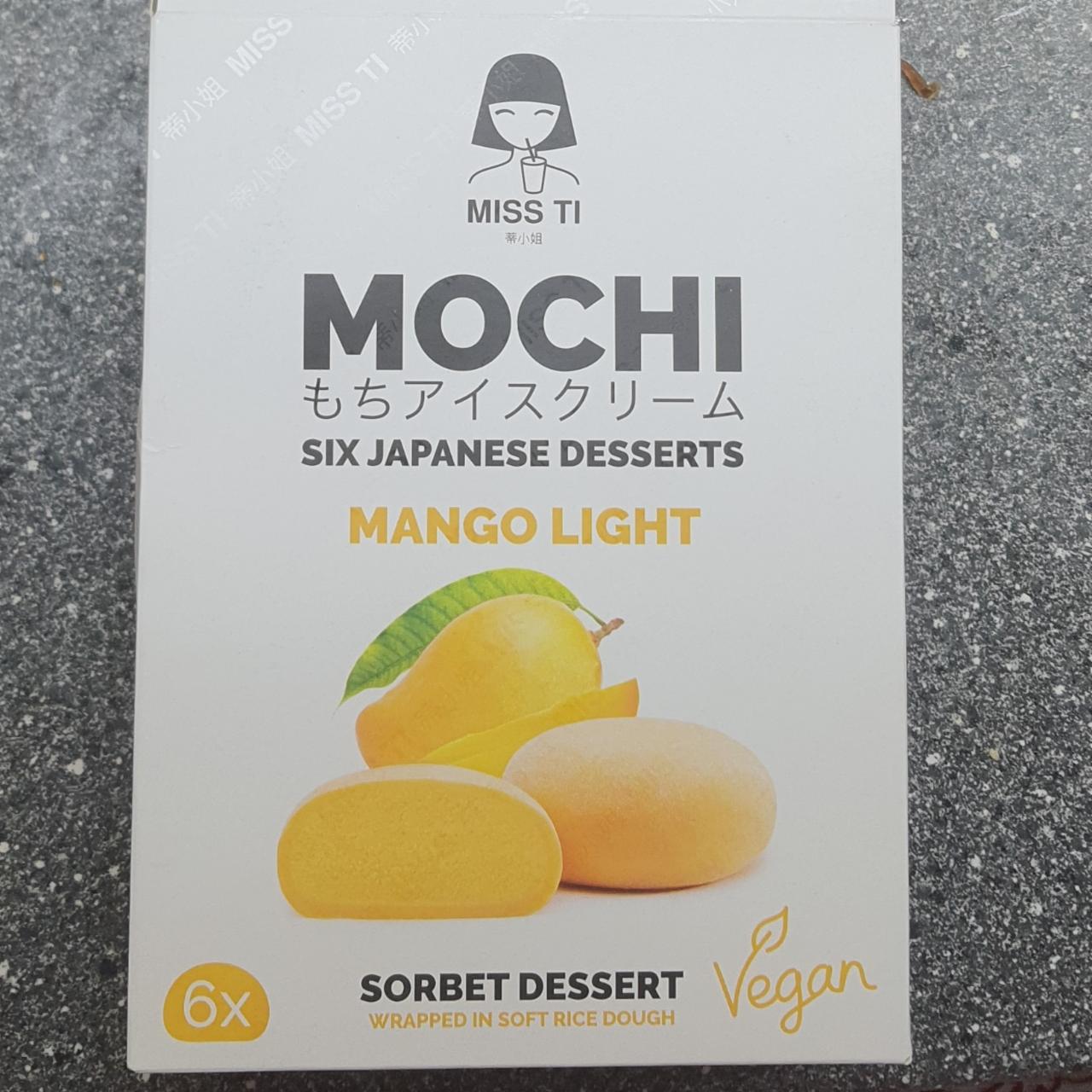 Fotografie - Mochi mango light sorbet dessert wrapped in soft rice dough vegan Miss ti