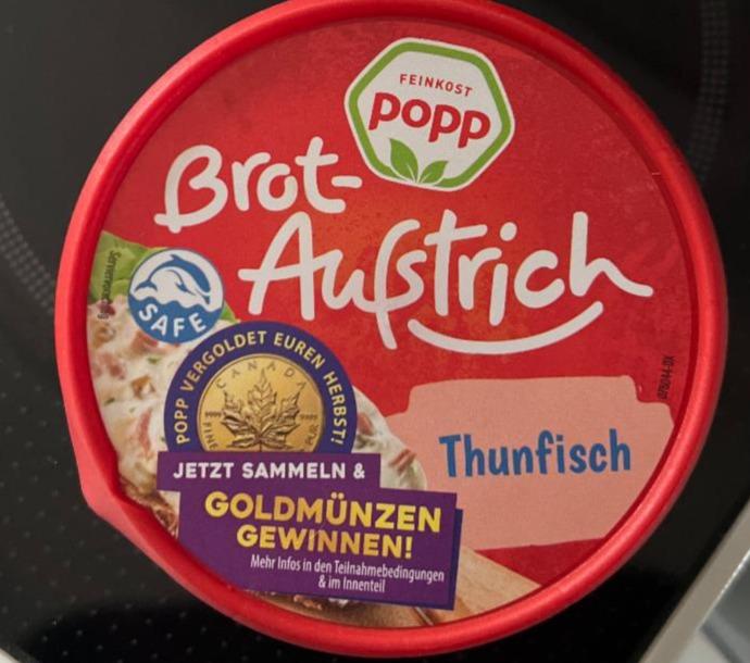 Fotografie - Brotaufstrich Thunfisch Feinkost Popp