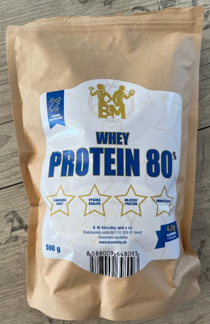 Fotografie - Whey Protein 80% BM Kávoviny