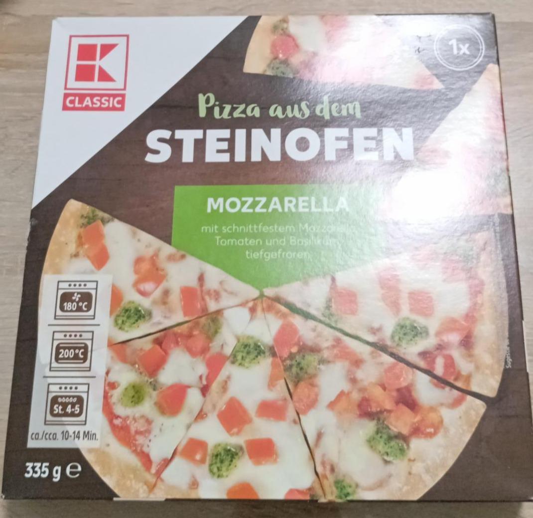 Fotografie - Pizza aus dem Steinofen Mozzarella K-Classic
