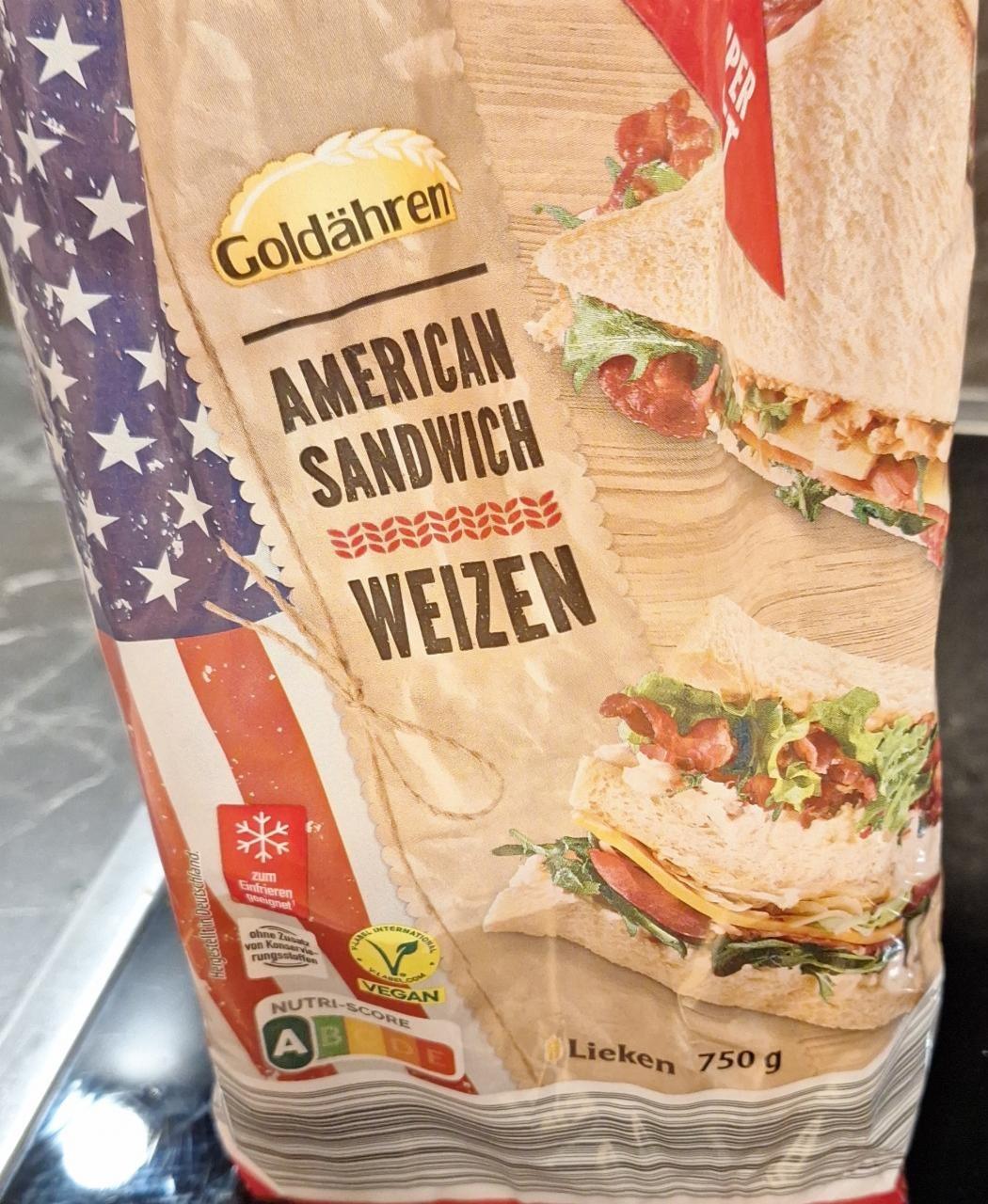 Fotografie - American Sandwich Weizen Goldähren