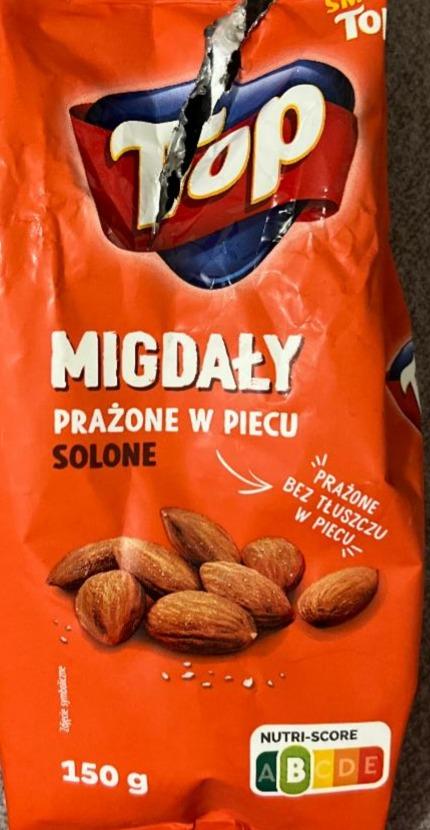 Fotografie - Migdały prazone w piecu solone TOP