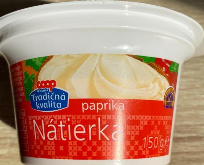 Fotografie - Nátierka paprika Coop Tradičná kvalita