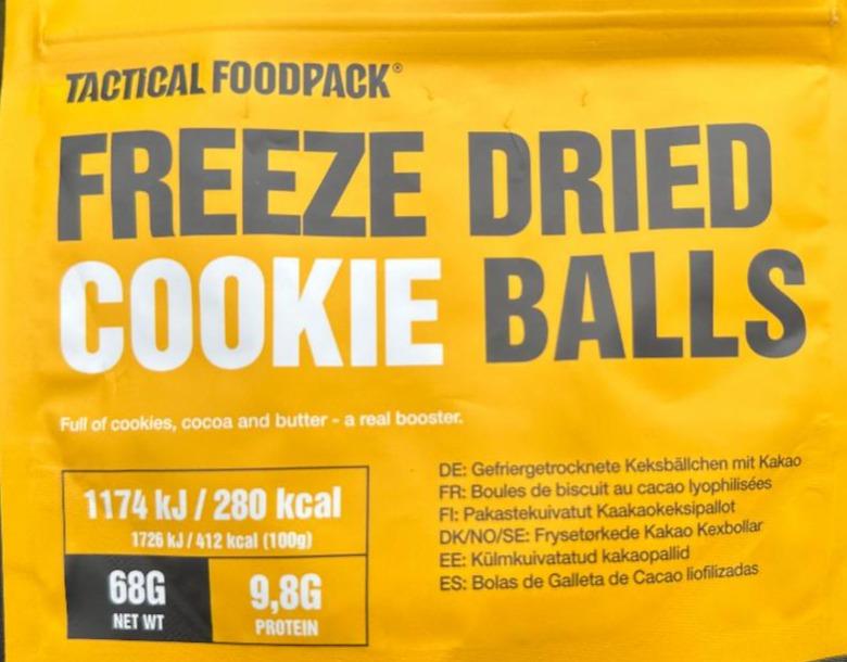 Fotografie - Freeze Dried Cookie Balls Tactical Foodpack