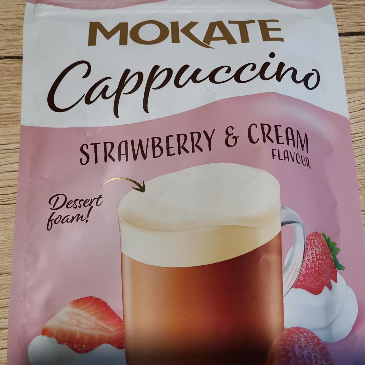 Fotografie - Mokate Cappuccino Strawberry & Cream flavour