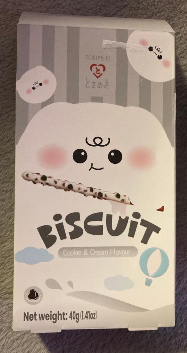 Fotografie - Biscuit Cookie & Cream Flavour Tokimeki