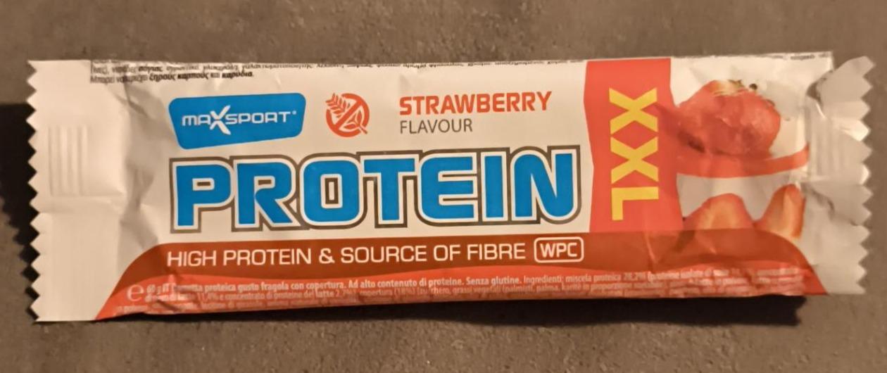 Fotografie - Protein Strawberrry flavour MaxSport