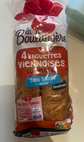 Fotografie - 4 Baguettes Viennoises Complétes la Boulangére