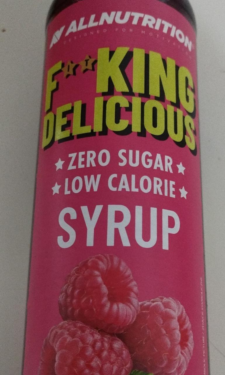 Fotografie - Syrup Zero Sugar F**King Delicious