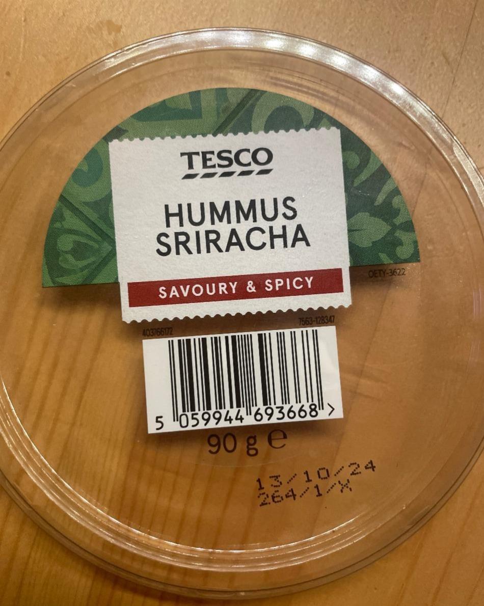 Fotografie - Hummus Sriracha Tesco