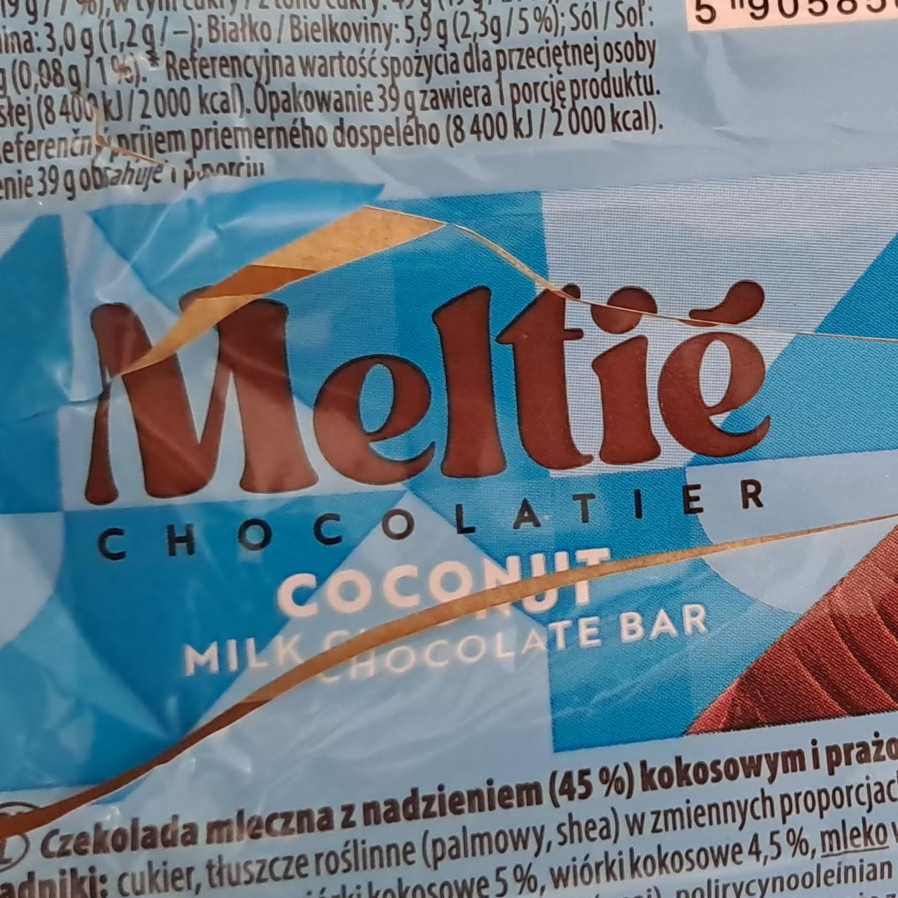 Fotografie - Coconut milk chocolate bar Maltié