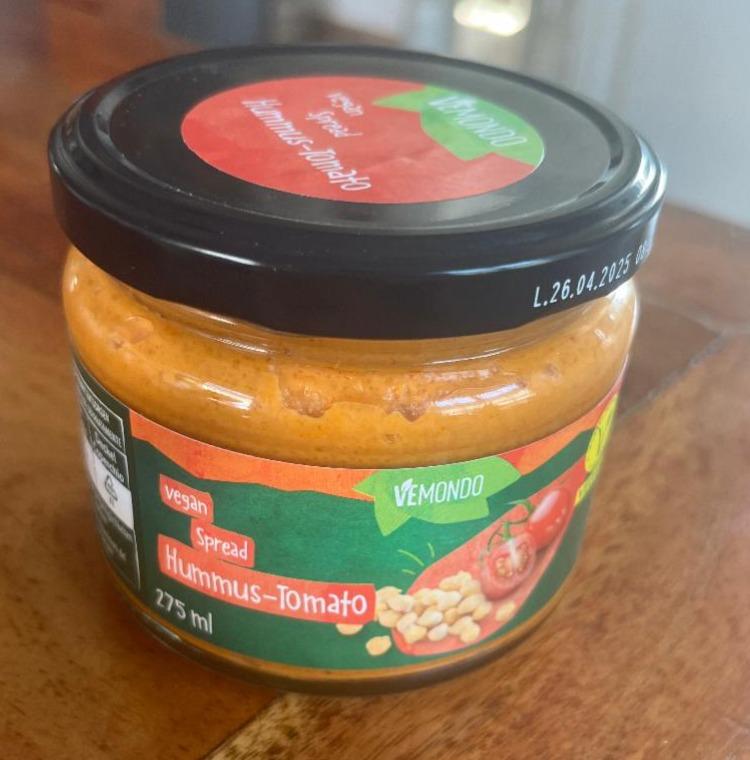 Fotografie - Hummus -Tomato vegan spread Vemondo