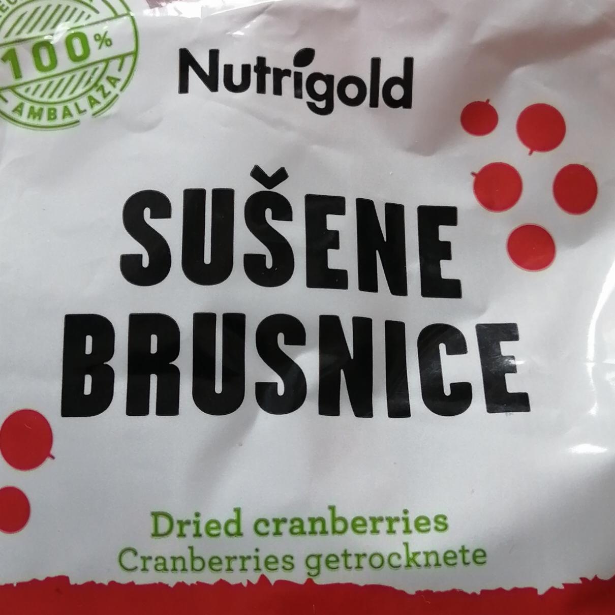 Fotografie - Sušené brusnice Nutrigold