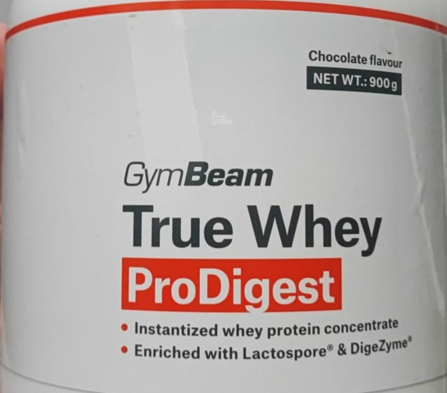 Fotografie - True whey prodigest chocolate flavour GymBeam