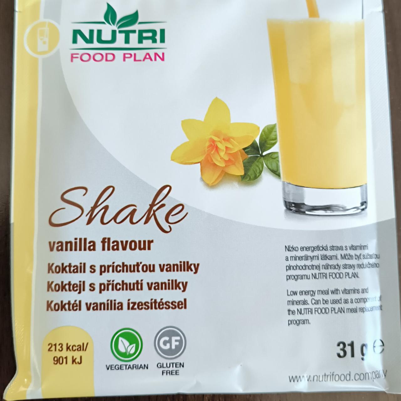 Fotografie - Shake koktail s prichutou vanilky Nutri Food