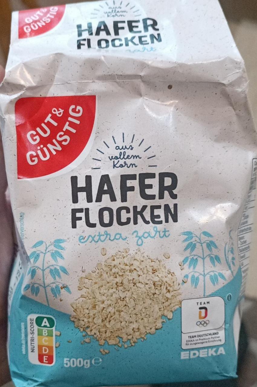 Fotografie - Hafer Flocken extra zart Gut&Günstig