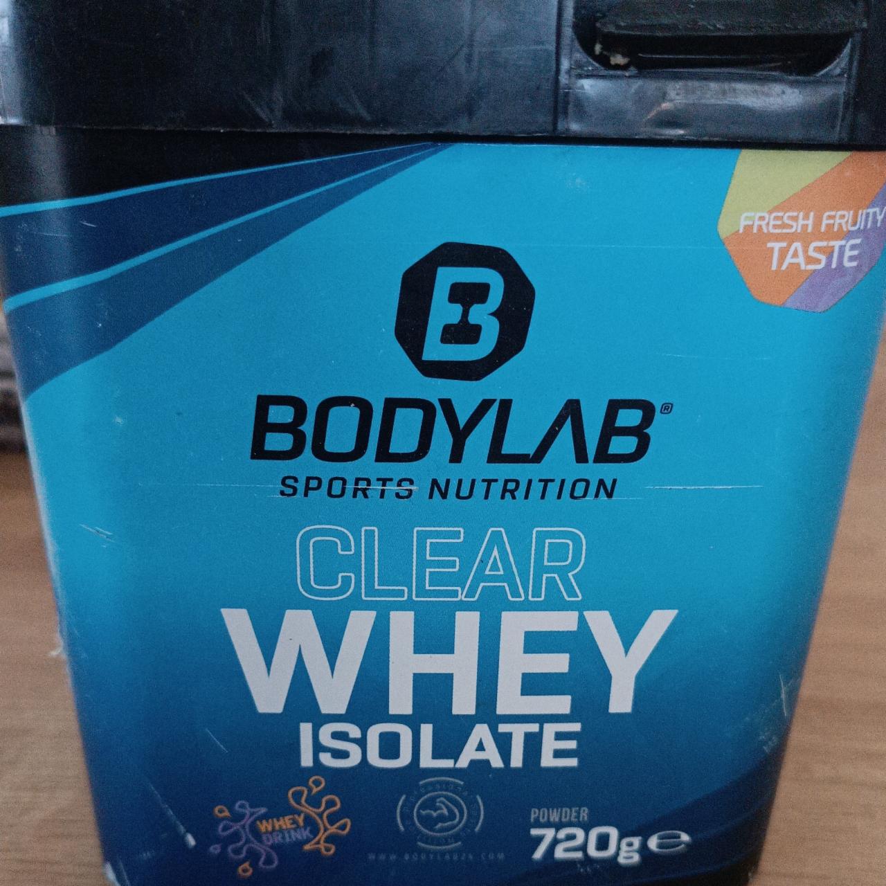 Fotografie - Clear Whey Isolate Fresh Fruity Taste Bodylab