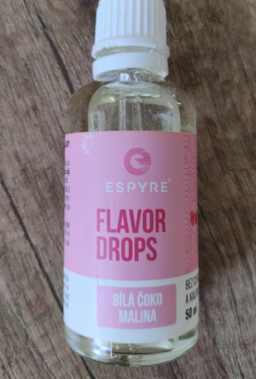 Fotografie - Flavor Drops Bílá Čoko Malina Espyre