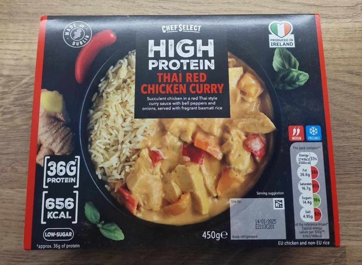 Fotografie - High Protein Thai Red Chicken Curry Chef Select