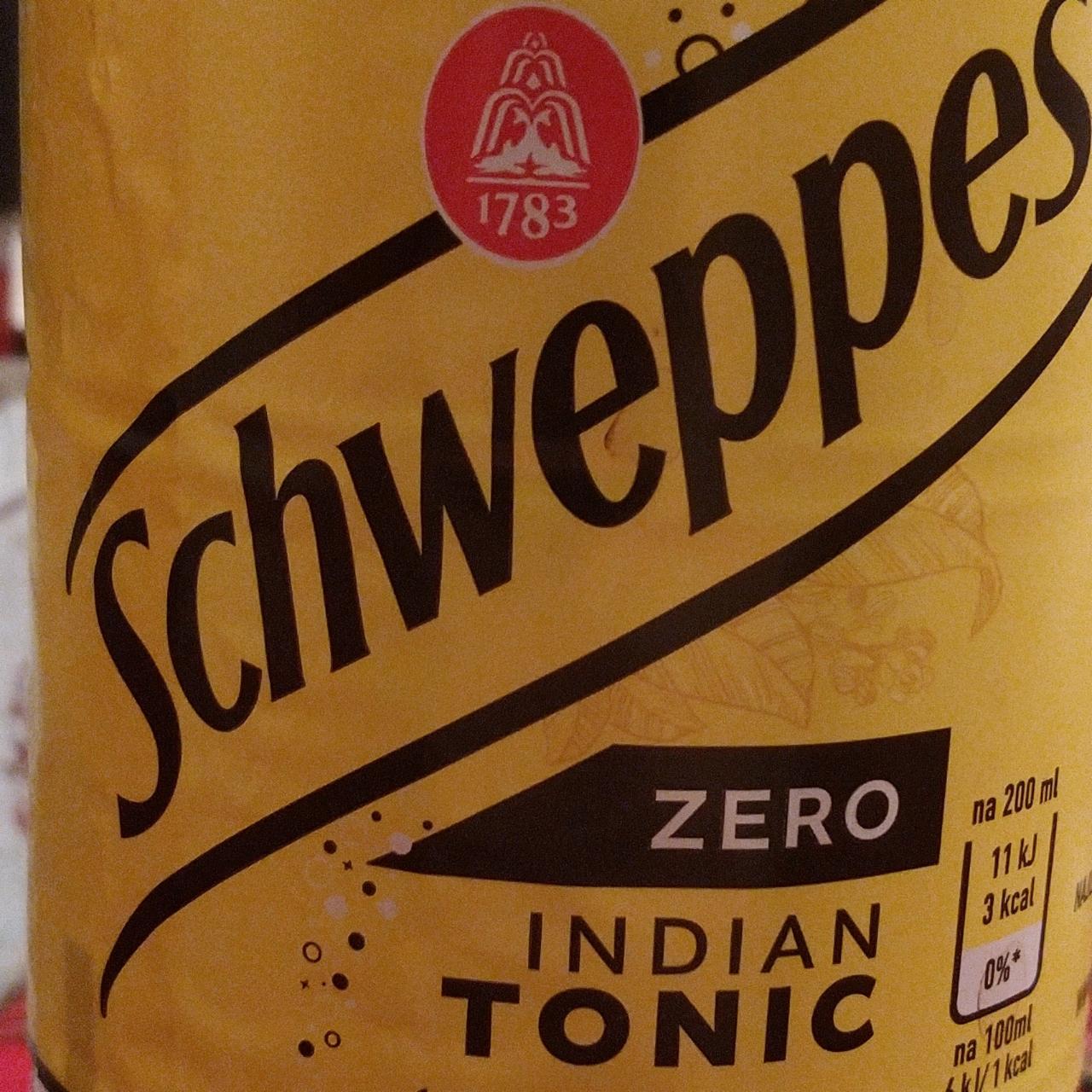 Fotografie - Indian tonic zero Schweppes