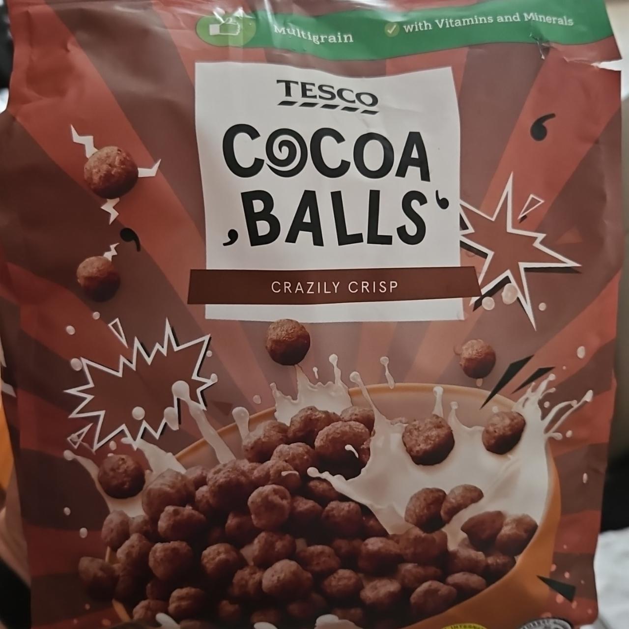 Fotografie - Cocoa balls crazily crisp Tesco