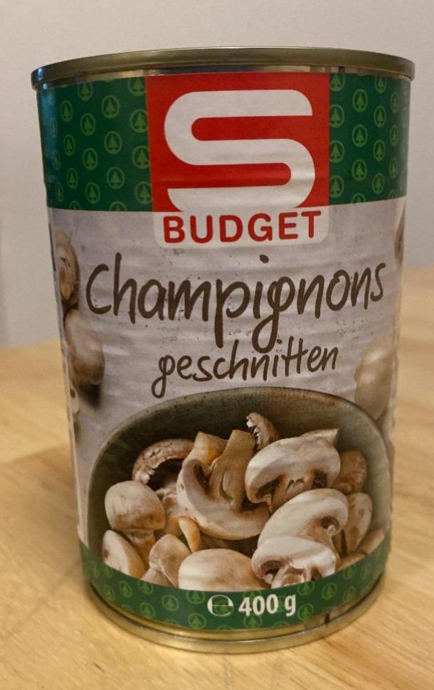 Fotografie - Champignons geschnitten S Budget