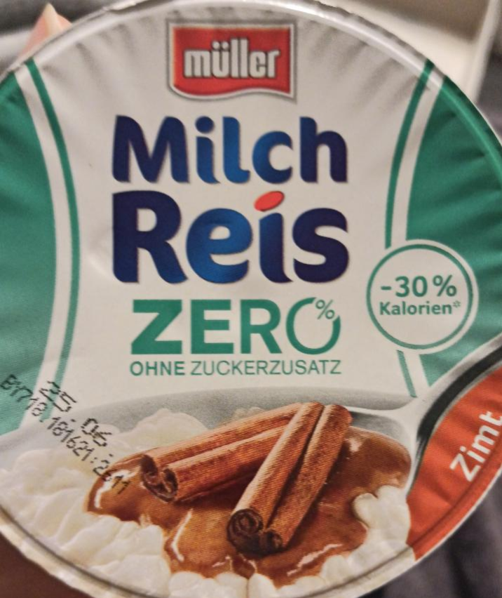 Fotografie - Riso Zero no sugar added Skořice Müller